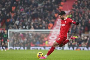 麥8赫同時(shí)首發(fā)利物浦勝率達(dá)72.2%，至少一人缺陣勝率下降至59.5%