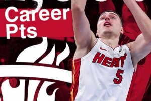 小小里程碑！約維奇常規(guī)賽生涯總得分突破1000大關(guān)