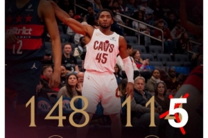 整活！騎士官推轉(zhuǎn)發(fā)NBA聲明 曬昨日比分圖給奇才加了一分