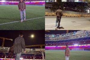 德保羅拍的照??記者：保安看到梅西驚訝不已，放他和德保羅進(jìn)了