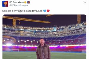 真不知情？巴薩官推曬的照片是從梅西ins下載的
