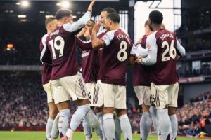 唯一一負(fù)0-2利物浦??維拉6輪5勝?gòu)牡?8升第6，斬曼城+熱刺+櫻桃