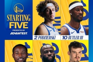 庫里缺陣！勇士vs步行者首發(fā)：波杰姆/巴特勒/庫明加/追夢/波斯特