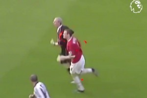 ??裁判惹怒魯尼！魯尼用一腳逆天世界波驚呆裁判！