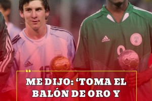 米克爾：2005年世青賽輸球后很生氣，梅西說(shuō)愿意金球和你換