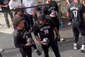 去年崔永熙也參加過！曾凡博隨籃網(wǎng)一起參加公開訓(xùn)練！