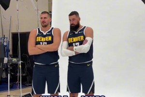 男上加男？約基奇和瓦蘭這舉止有點(diǎn)過于曖昧了