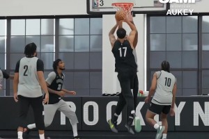 曾凡博的隊友??！籃網(wǎng)開啟訓練營 在訓練中嘎嘎亂殺的小波特~