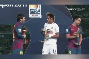 梅西這一戰(zhàn)打服19歲的內(nèi)馬爾！11年世俱杯梅西2球助巴薩奪冠！