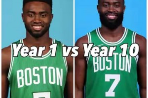 下賽季目標是什么呢？綠軍全員從新秀到如今的對比圖！