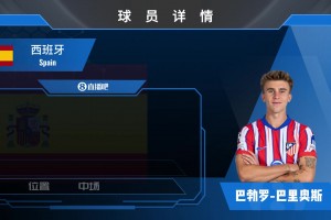 球員集錦：西班牙新天才中場巴里奧斯 出球出色&具備一定遠射功力