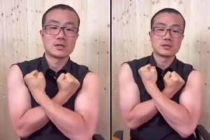 徐靜雨此前懟網(wǎng)友：我這叫沒有肌肉?。课疫@肌肉簡直就是個(gè)打手！