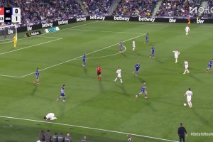 【集錦】西甲-姆巴佩制勝維尼修斯替補造兩紅 皇馬1-0九人赫塔費