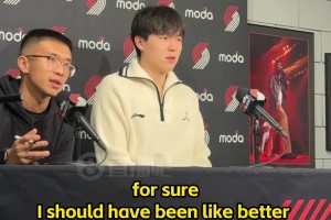 被隔扣！楊瀚森：我的防守站位選擇還不夠好！需要總結(jié)自己的不足