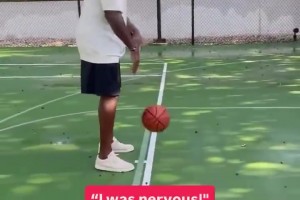 喬丹說的好多年沒碰球 結(jié)果要在小孩子面前展示的視頻來了！