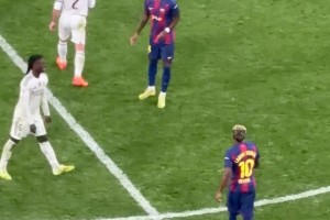 ??約架？卡瓦哈爾做閉嘴手勢(shì)，西媒稱亞馬爾回?fù)簦呵驁?chǎng)外見！