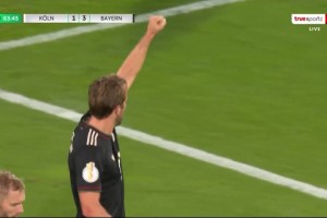 拜仁3-1擴(kuò)大比分！基米希角球開出！凱恩頭球破門雙響！