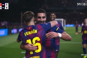 巴薩3分鐘2球！埃爾切高壓打法再次失誤！費(fèi)爾明助攻費(fèi)蘭破門！