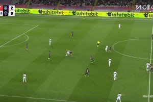 巴薩造越位失敗丟球！拉法-米爾帶球突進(jìn)打遠(yuǎn)角破門！